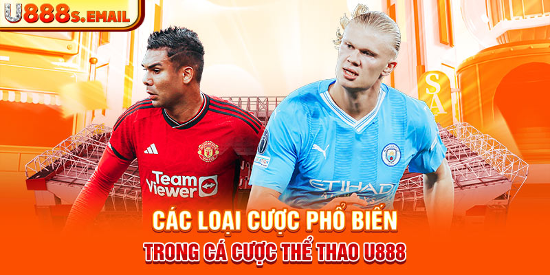 Các loại cược phổ biến trong cá cược thể thao U888 