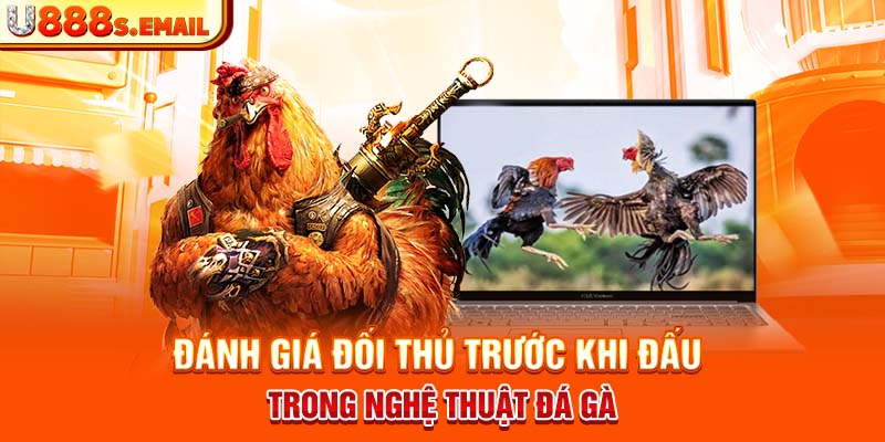 Đánh giá đối thủ trước khi đấu trong nghệ thuật đá gà