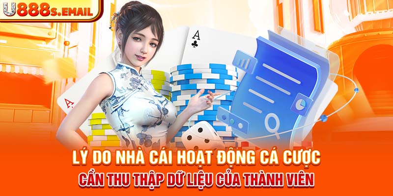 Lý do nhà cái hoạt động cá cược cần thu thập dữ liệu của thành viên